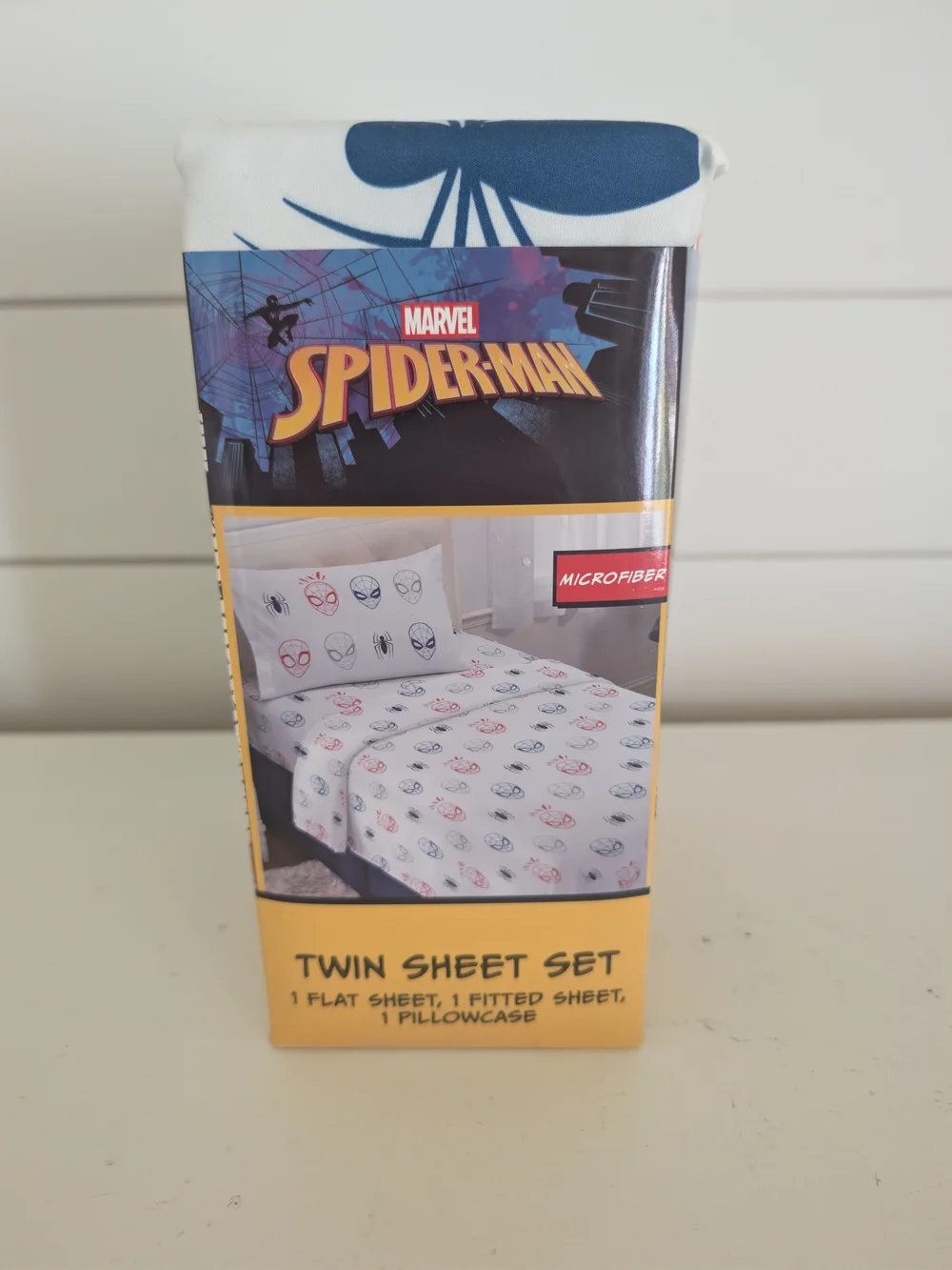 Marvel Spider-Man Twin Sheet Set - Red, Blue, White